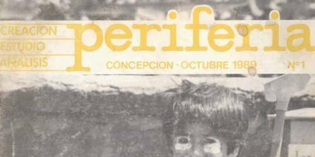 Periferia : año 1, n° 1, octubre 1989