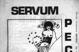 Servum pecus : año 1, n° 2, octubre 1985