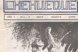 Chehueque : año 1, n° 2, mayo-agosto 1990