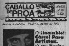 Caballo de proa : año 13, n° 28, agosto 1995