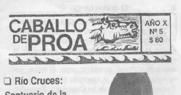 Caballo de proa : año 10, n° 5, agosto 1991