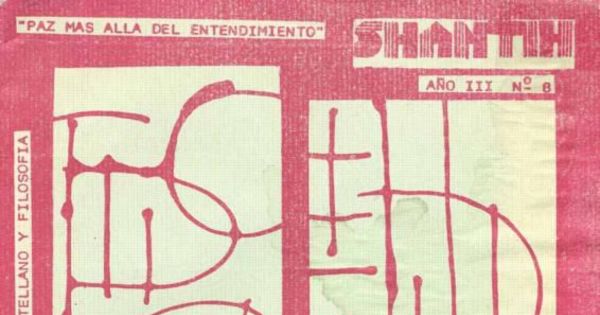 Shantih : año 3, n° 8, mayo 1990