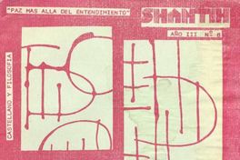 Shantih : año 3, n° 8, mayo 1990