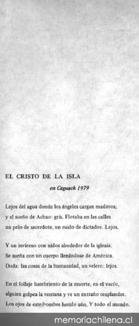 El Cristo de la Isla ; Testimonio ; Algunos secretos