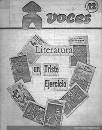 Voces : n° 12, marzo 1983