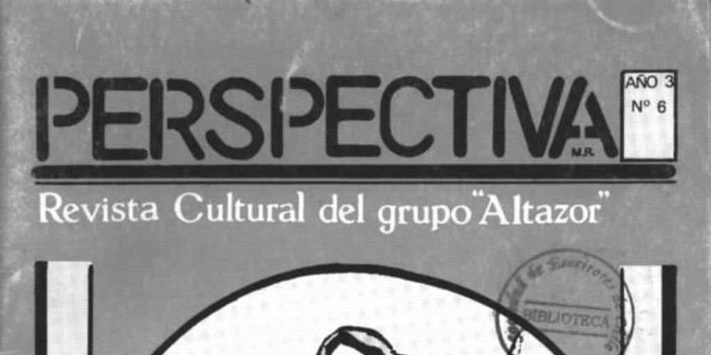 Perspectiva : revista cultural : año 3, n° 6, octubre 1987