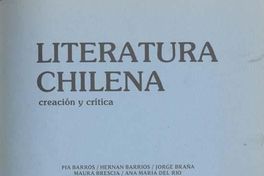 Literatura chilena, creación y crítica, no. 40, abr.-jun. (primavera 1987)