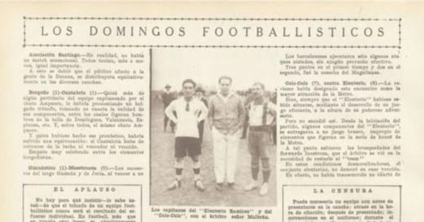 Los domingos footballísticos