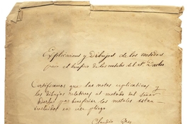 Patente concedida en 1842 a Carlos Darlu "para beneficiar por amalgamación los minerales de plata denominados fríos". La concesión técnica estuvo a cargo del naturalista Claudio Gay.