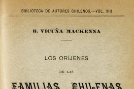 Los orígenes de las familias chilenas