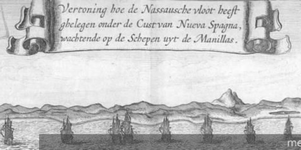 Escuadra de L'Heremite en las costas del Pacífico, hacia 1624