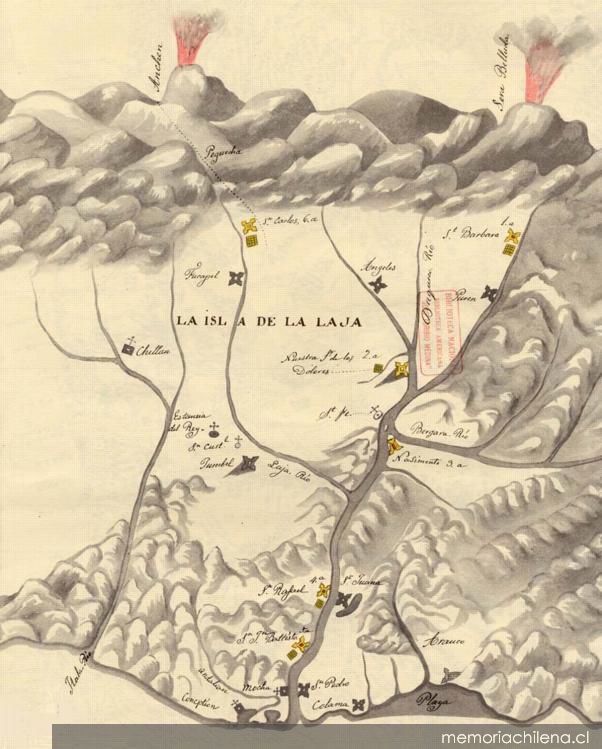 Croquis de la Isla de Laja, 1757