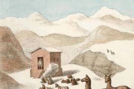 Paisaje altiplánico chileno, 1820-1821