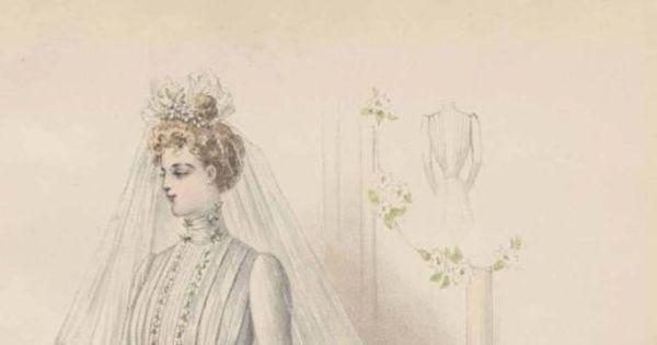 Vestido de novia de 1900