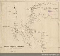 Plano del río Valdivia i sus tributarios australes