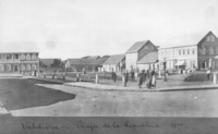 Plaza de la República. Valdivia, 1877