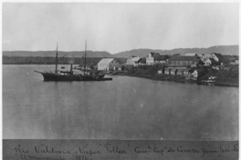 Vapor Toltén en el río Valdivia, 1876