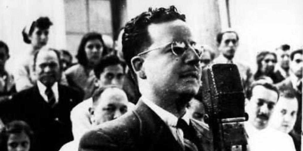 Salvador Allende en su juventud.