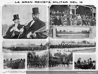 La gran Revista Militar, 1910