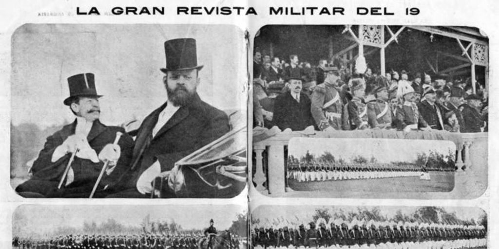 La gran Revista Militar, 1910