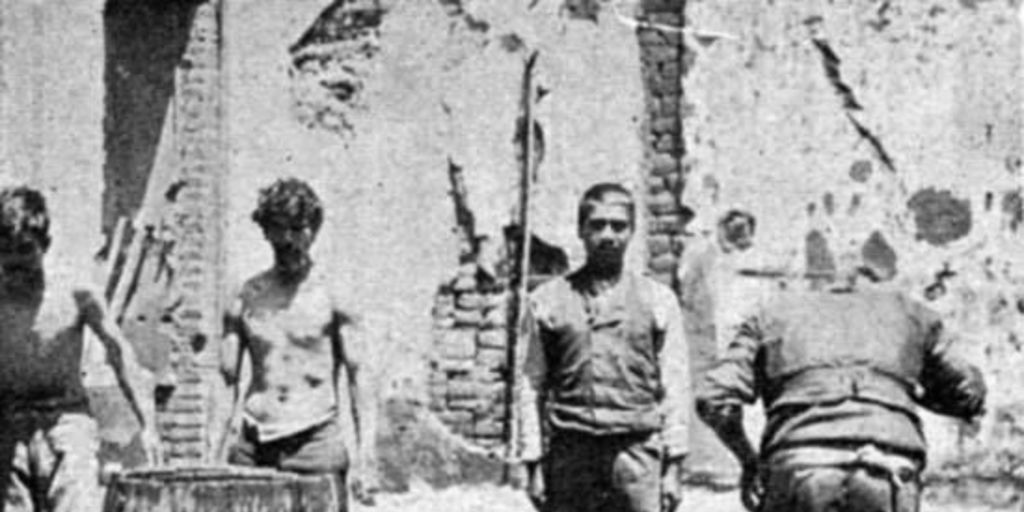 Obreros chilenos, 1908