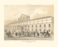 Casa de Moneda de Santiago y presos de la policía