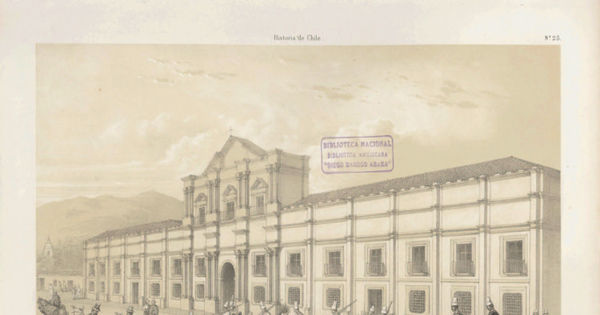 Casa de Moneda de Santiago y presos de la policía
