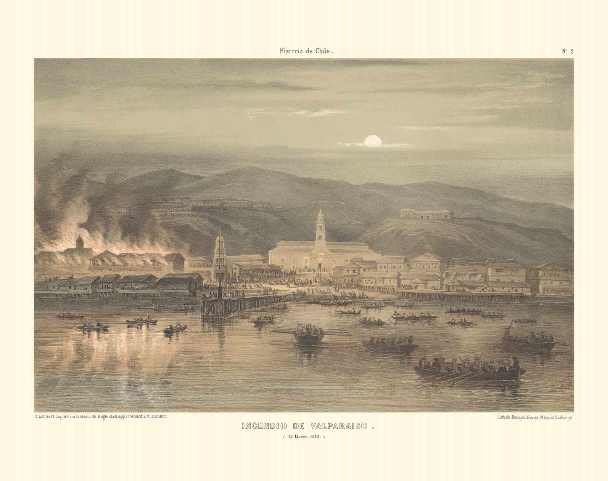 Incendio de Valparaíso, 15 de mayo, 1845