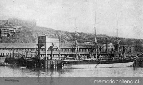 Muelle de Valparaíso, 1910