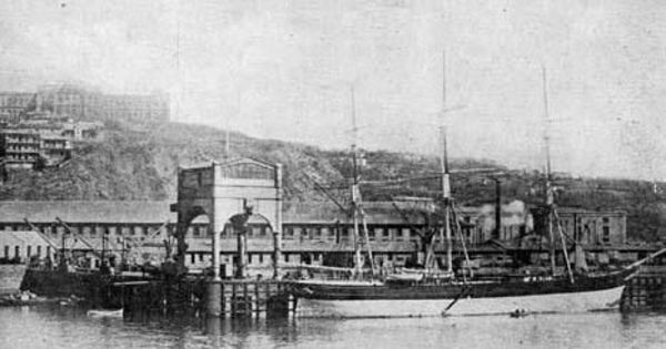 Muelle de Valparaíso, 1910