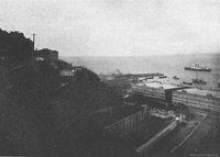 La nueva aduana y el Cerro Artillería en Valparaíso