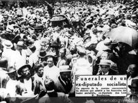 Funeral de Luis Emilio Recabarren, 1924
