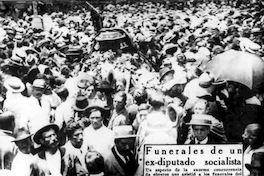 Funeral de Luis Emilio Recabarren, 1924