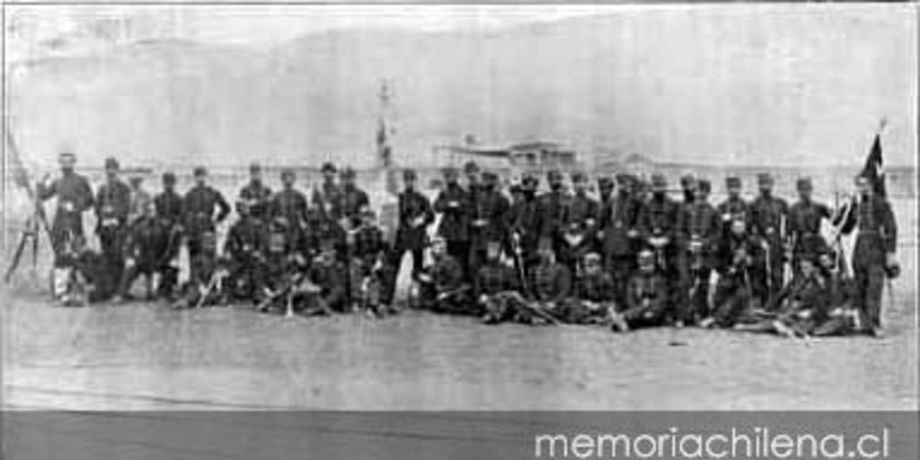 Regimiento 4° de línea hacia 1880