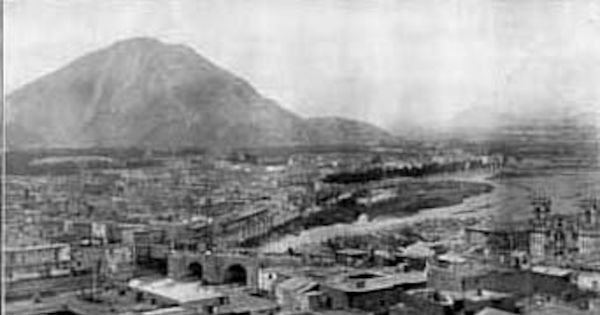 Lima durante la ocupación chilena, vista desde el cerro San Cristóbal, 1881