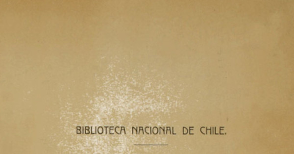 Bibliografía General de Chile