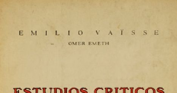 Estudios críticos de literatura chilena