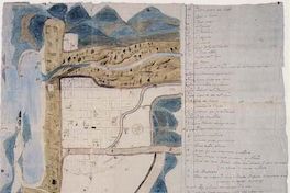 Plano de La Serena en 1767