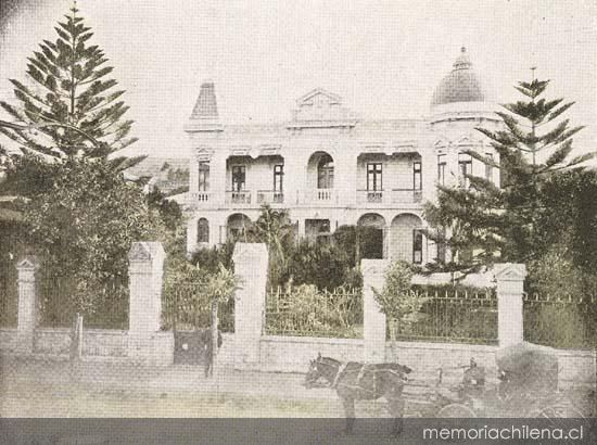 Casa de Jorge Hörmann, casi esquina de la calle Castillo