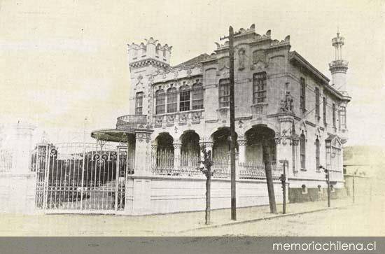 Palacio de Ricardo Daneri en la calle Quillota