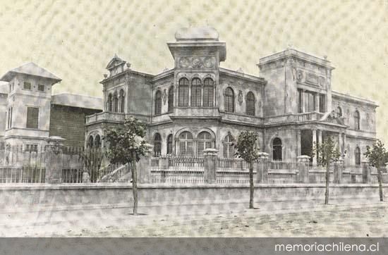 Casa de Guillermo Arriagada, en la Avenida Libertad