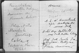 Libreta de apuntes de José Toribio Medina en su último viaje a Europa, 1928