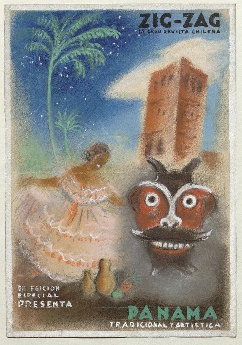Zig-Zag la gran revista chilena (original de arte) Zig-Zag la gran revista chilena (original de arte)