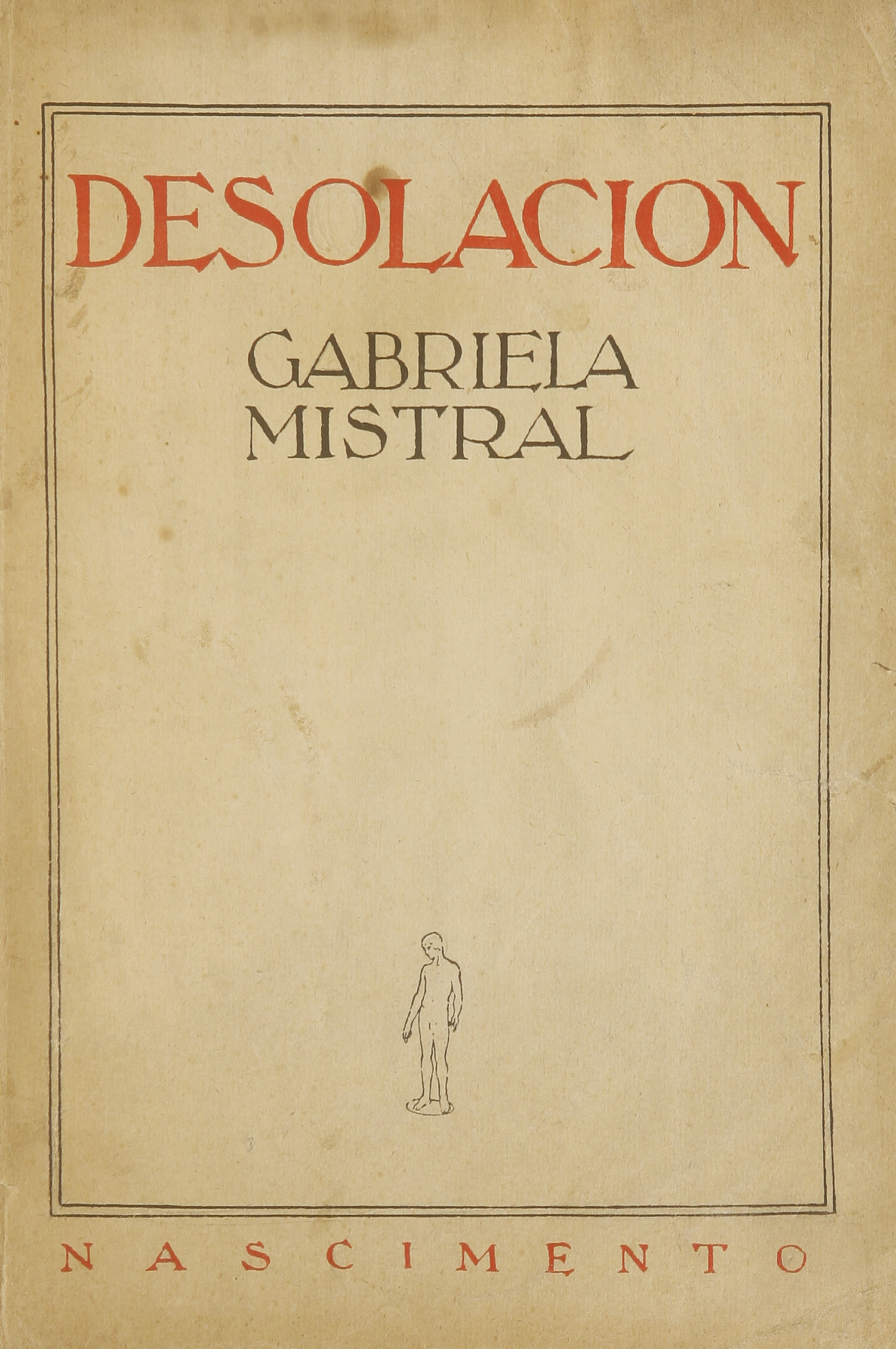 Desolación, edición de 1923 Desolación, edición de 1923