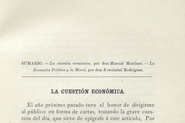  Revista económica.N°4, marzo 1887  Valparaíso:   [s.n.],  1886-1892.