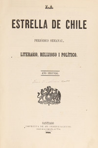 La Estrella de Chile. Año II, número 54 (11 de octubre de 1868) - número 105 (3 de octubre de 1869)
